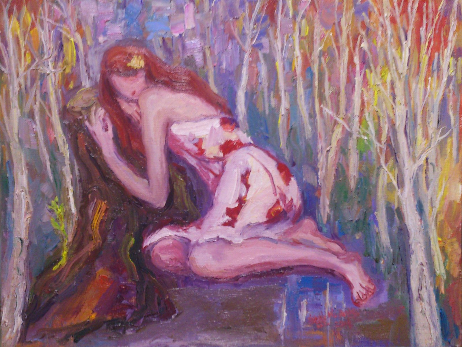 B022 黃秋燕---綺麗的夢鄉 6F 油畫 2014